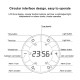 Réveil Multi-Function Avec Éclairage Nocturne Et Charge USB Design Moderne - www.yonis-shop.com