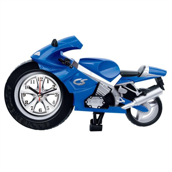 Réveil Moto Artistique Rouge Décoration Créative Pour Maison Cadeau Idéal Pour Amateurs de Motos - www.yonis-shop.com