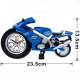 Réveil Moto Artistique Rouge Décoration Créative Pour Maison Cadeau Idéal Pour Amateurs de Motos - www.yonis-shop.com