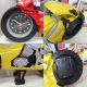 Réveil Moto Artistique Jaune Design Unique Pour Décoration Maison Cadeau Idéal Amateurs de Motos - www.yonis-shop.com