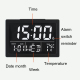 Réveil Électronique LED Grand Écran Multifonctionnel Avec Affichage Température et Semaine - www.yonis-shop.com