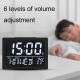 Réveil Électronique LED Grand Écran Multifonctionnel Avec Affichage Température et Semaine - www.yonis-shop.com