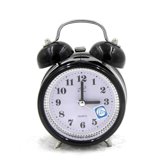 Réveil Silencieux En Métal Avec Lumière Nocturne Design Élégant Pour Un Sommeil Paisible - www.yonis-shop.com