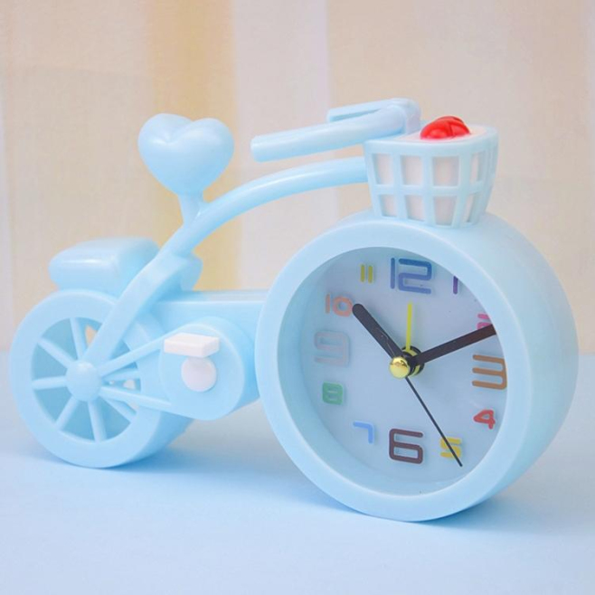 Réveil De Bureau En Forme De Vélo Pour Étudiants Couleur Rose Clair - www.yonis-shop.com