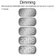 Réveil LED Avec Affichage Numérique Température Date Et Heure Fonction Alarme Et Répétition Réglage Luminosité Alimenté Par P...