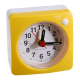 Réveil Moderne Silencieux Avec Lumière Et Fonction Répétition En Plastique Écologique Couleur Jaune Format Compact 6x3.4x6cm ...