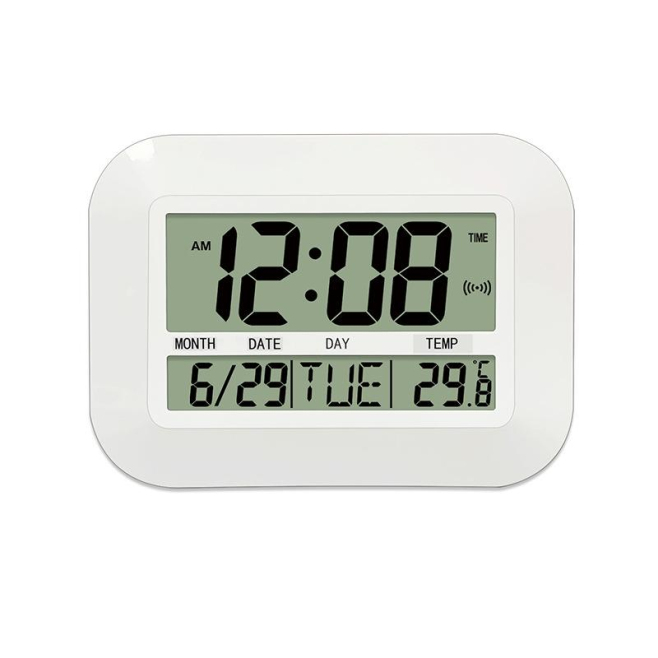 Réveil Numérique Grand Écran Silencieux Design Minimaliste Pour Salon Chambre Bureau - www.yonis-shop.com