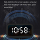 Réveil Bluetooth Avec Haut-Parleur Affichage LED Et Miroir Design Moderne - www.yonis-shop.com