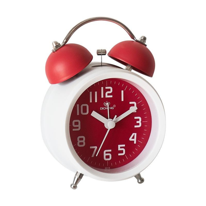 Réveil Silencieux Éco-Responsable Avec Lumière Douce et Double Cloche Pour Étudiants - www.yonis-shop.com