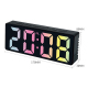 Réveil Électronique LED Multifonction Avec Calendrier Température Et Alarme - www.yonis-shop.com