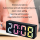 Réveil Électronique LED Multifonction Avec Calendrier Température Et Alarme - www.yonis-shop.com