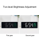 Réveil LED à Commande Vocale avec Affichage Date Température et Alarme Lumineuse - www.yonis-shop.com