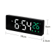 Réveil LED à Commande Vocale avec Affichage Date Température et Alarme Lumineuse - www.yonis-shop.com