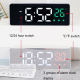 Réveil LED à Commande Vocale avec Affichage Date Température et Alarme Lumineuse - www.yonis-shop.com