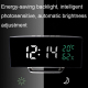 Réveil Multifonctionnel Écran Courbé Affichage Température Humidité Intelligent Économie d'Énergie Digital - www.yonis-shop.com