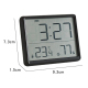 Réveil Magnétique Mural LCD Mince et Léger Affichage Température et Humidité Avec Fonction Alarme et Veille - www.yonis-shop.com