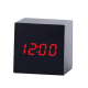 Réveil Moderne En Bois Multicolore Avec Affichage LED Et Thermomètre
