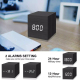 Réveil Multicolore à Contrôle Sonore en Bois Moderne avec Affichage LED et Thermomètre - www.yonis-shop.com