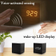Réveil Multicolore à Contrôle Sonore en Bois Moderne avec Affichage LED et Thermomètre - www.yonis-shop.com