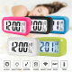 Réveil Intelligent Avec Affichage Température Et Lumière Nocturne Douce - www.yonis-shop.com