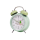 Réveil Silencieux Style Étudiant Avec Lumière Pour Chambre Et Bureau Couleur Verte