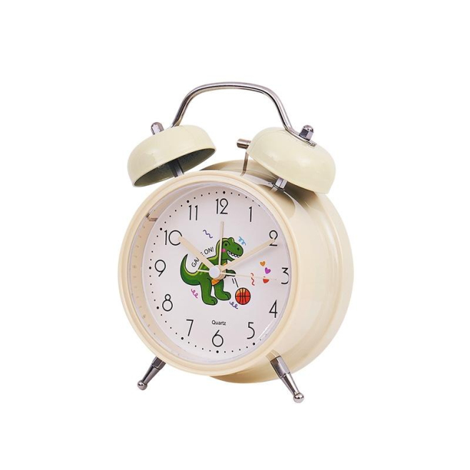 Réveil Silencieux Style Étudiant Avec Lumière Intégrée Pour Chambre Bureau Et Salon - www.yonis-shop.com