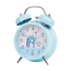 Réveil Silencieux Style Étudiant Bleu Avec Lumière Décoratif et Pratique