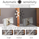 Réveil Digital Miroir LED Grand Écran USB Double Ports Charge Noir Ajustement Luminosité Automatique - www.yonis-shop.com