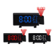 Réveil Radio Projection Trois Couleurs Avec Thermomètre Hygromètre Et USB - www.yonis-shop.com