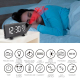 Réveil Radio Projection Trois Couleurs Avec Thermomètre Hygromètre Et USB - www.yonis-shop.com