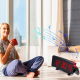 Réveil Radio Projection Trois Couleurs Avec Thermomètre Hygromètre Et USB - www.yonis-shop.com