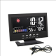 Réveil Intelligent à Écran LED Couleur Avec Prévisions Météo et Contrôle Vocal