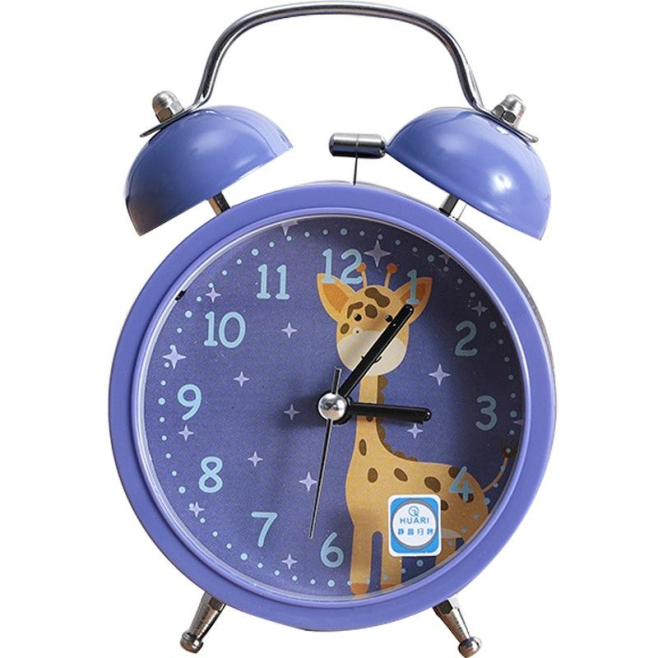 Réveil Cartoon En Métal Avec Lumière Nocturne Pour Chambre Et Bureau Design Attrayant Et Durable - www.yonis-shop.com