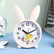 Réveil Lapin Cartoon Silencieux Décoration Chambre Design Unique Taille Compacte Alimenté Par Pile AA - www.yonis-shop.com