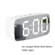 Réveil Miroir LED Blanc Arc Multifonction Économie Énergie USB Batterie Voix Contrôle - www.yonis-shop.com