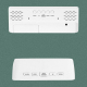 Réveil Miroir LED Blanc Arc Multifonction Économie Énergie USB Batterie Voix Contrôle - www.yonis-shop.com