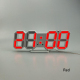 Réveil LED 3D Stéréo avec Affichage Mural et Économie d'Énergie - www.yonis-shop.com