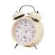 Réveil Silencieux Style Étudiant Mignon Avec Lumière Pour Chambre Et Bureau - Beige