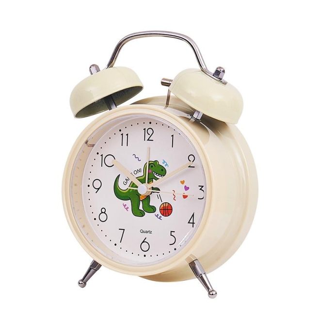Réveil Silencieux Étudiant Style Mignon Avec Lumière Idéal Pour Chambre Bureau Et Salon - www.yonis-shop.com