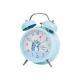 Réveil Silencieux Étudiant Style Mignon Avec Lumière Pour Chambre Et Bureau Couleur Bleue