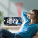 Réveil Projecteur Numérique Avec Affichage De L'Heure Et Double Alarme Pour Dormeurs Profonds - www.yonis-shop.com