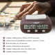 Réveil D'Échecs International Rouge Vin Avec Règles De Minutage Avancées Et Alarme - www.yonis-shop.com