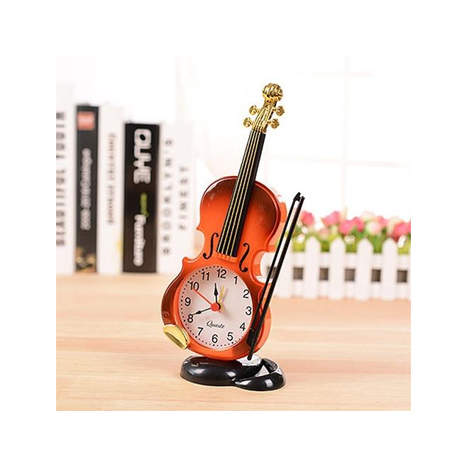 Réveil Original Multi-Fonctionnel Avec Porte-Stylo Design Élégant et Chiffres Arabes Faciles À Lire Pour Décoration De Bureau...