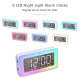 Réveil LED Lumineux Changeant de Couleur Avec Fonction Musique Naturelle et Double Alarme - www.yonis-shop.com