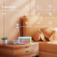 Réveil LED Lumineux Changeant de Couleur Avec Fonction Musique Naturelle et Double Alarme - www.yonis-shop.com