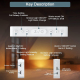 Réveil LED Lumineux Changeant de Couleur Avec Fonction Musique Naturelle et Double Alarme - www.yonis-shop.com