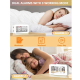Réveil LED Lumineux Changeant de Couleur Avec Fonction Musique Naturelle et Double Alarme - www.yonis-shop.com