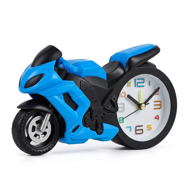 Réveil Moto Bleu Créatif Pour Enfant Décoration Originale et Cadeau Idéal - www.yonis-shop.com