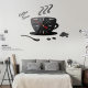 Horloge Murale 3D DIY En Acrylique Pour Déco Maison Bureau Chambre Salon - www.yonis-shop.com