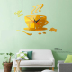 Horloge Murale 3D DIY En Acrylique Pour Déco Maison Bureau Chambre Salon - www.yonis-shop.com